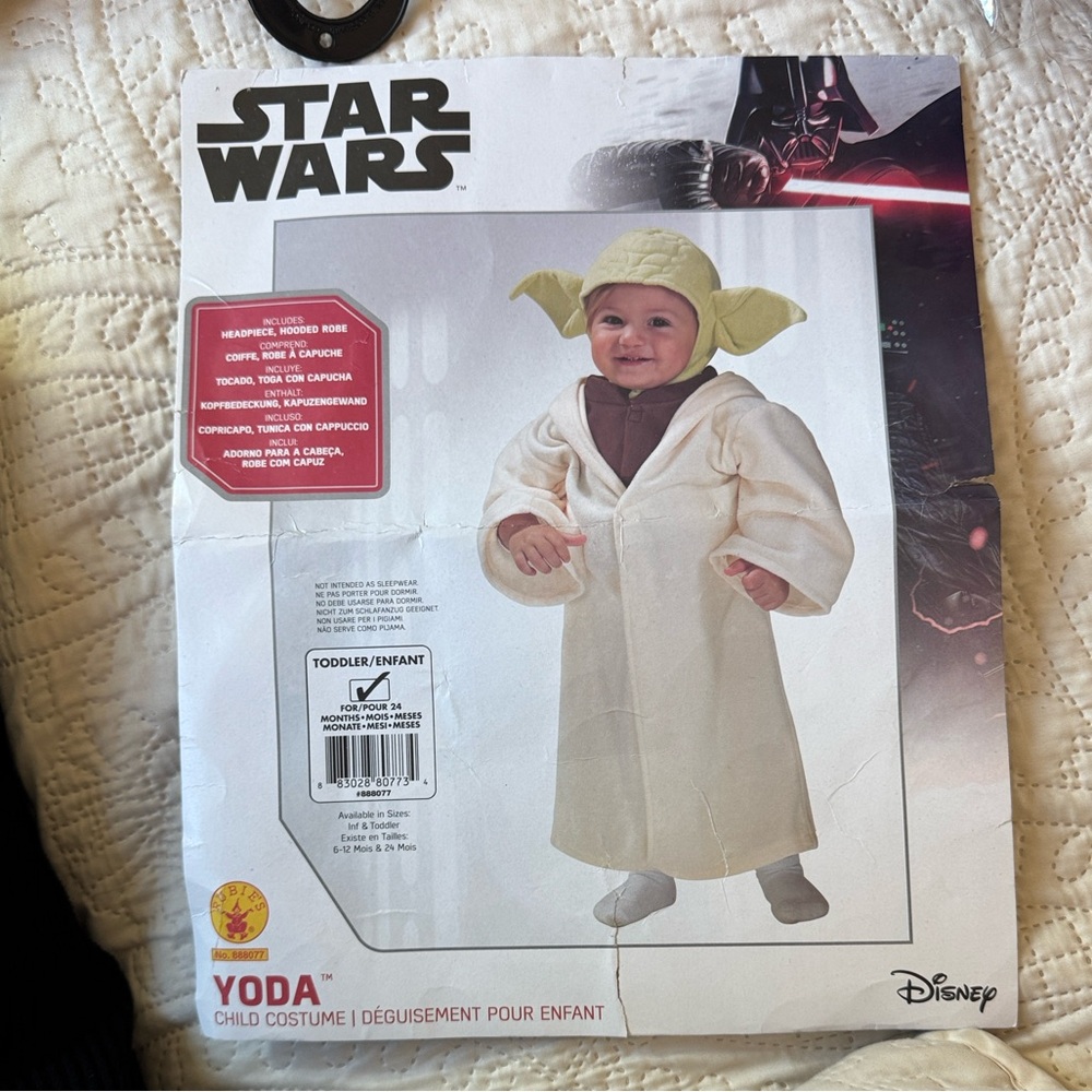 Yoda costume STAR WARS 24 months